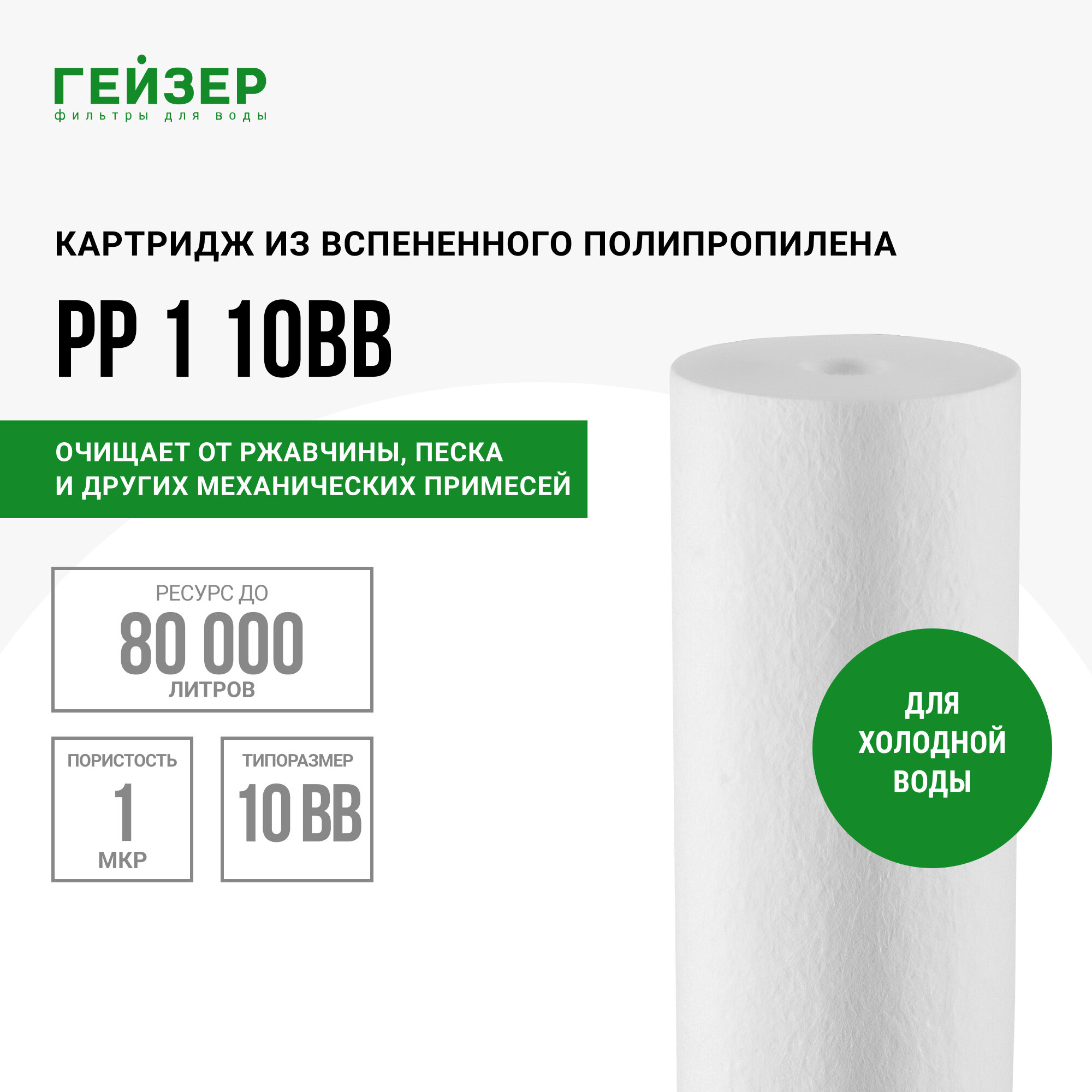 Гейзер Картридж PP 1 BB10