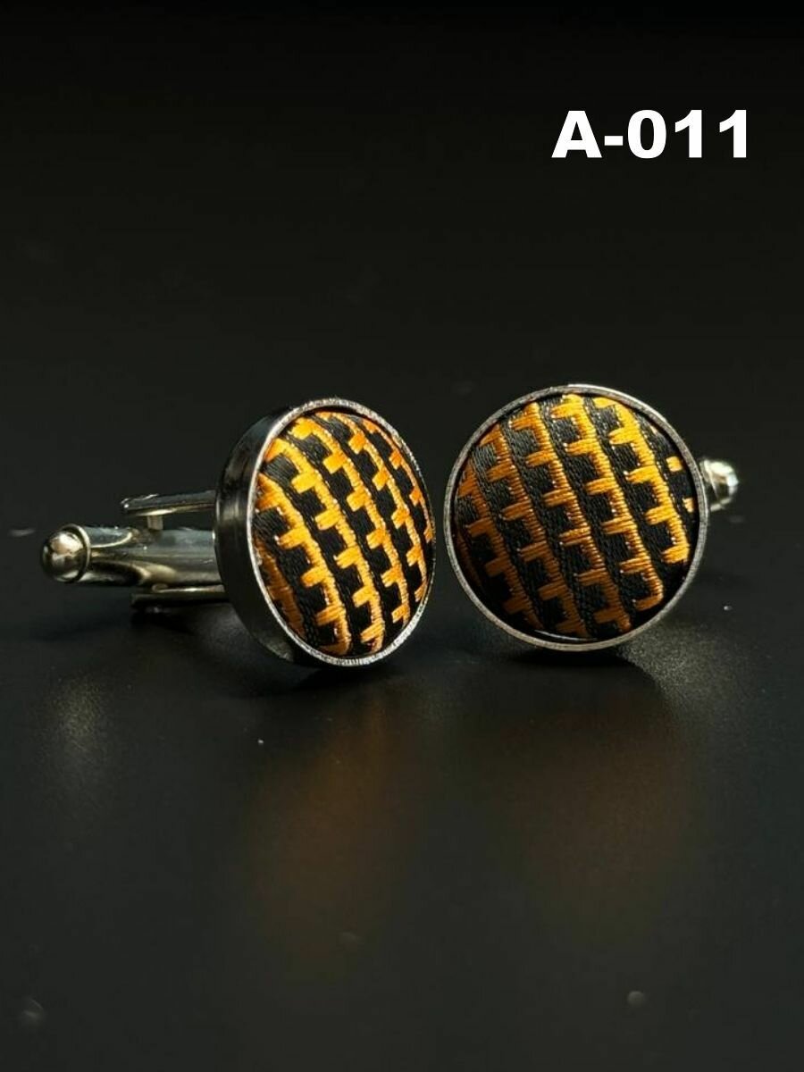 Запонки Tonali Baie, белый/желтый — фото 1