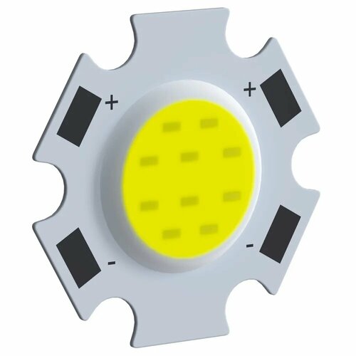 Светодиодный модуль светодиод COB матрица GSMIN РА70 21-23 В 7 Вт 240 мА 500 лм 20 мм теплый 3000К 215₽