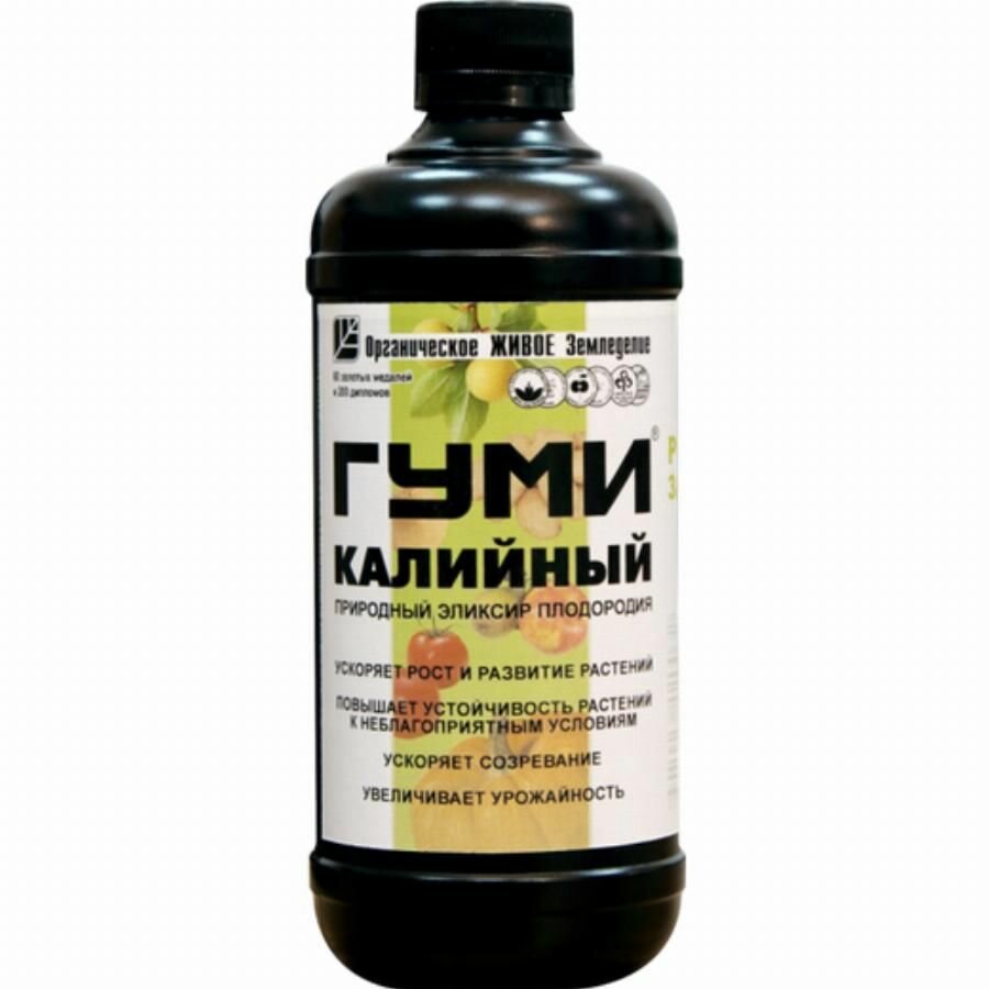 Удобрение БашИнком Гуми калийный 0.5 л 0.56 кг 1 уп.