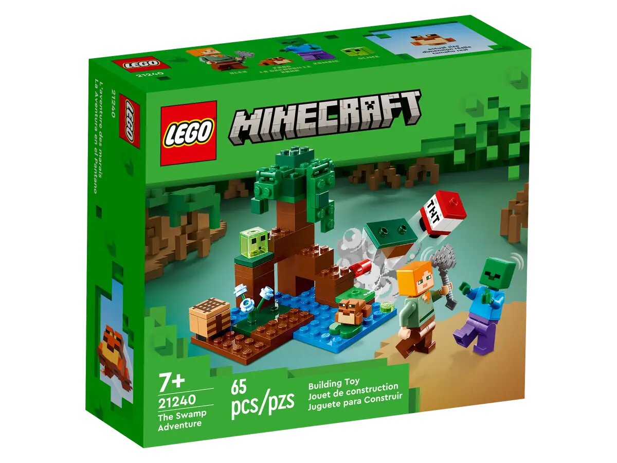 Конструктор Lego Minecraft Болотное приключение 21240