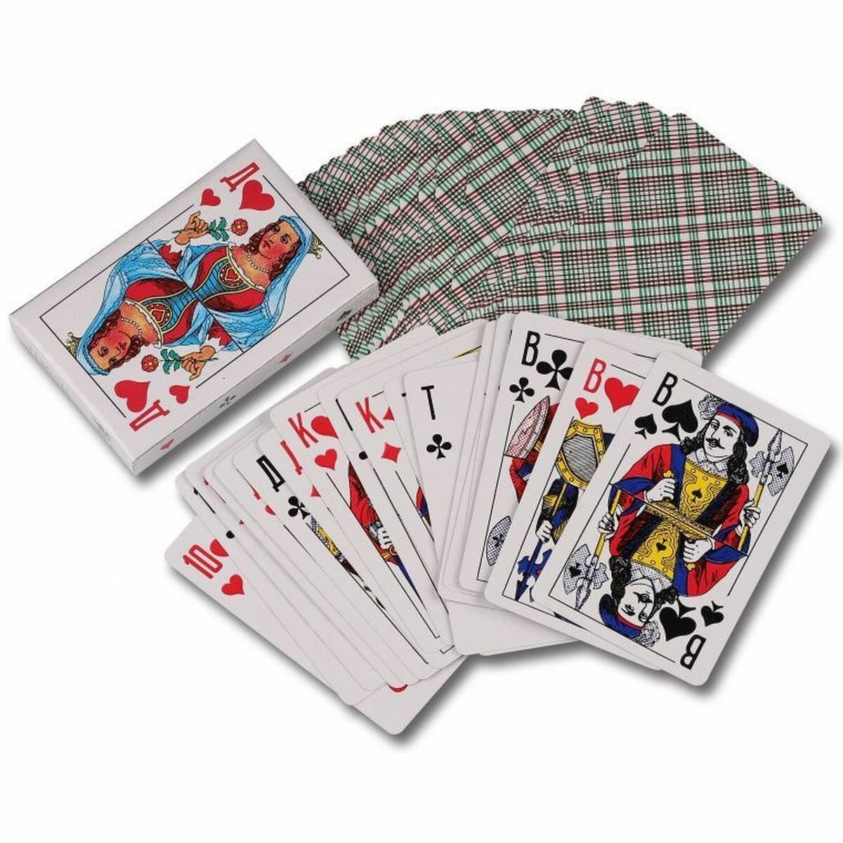 Карты игральные Poker Дама (русская колода 36карт) (цена за 10 колод)
