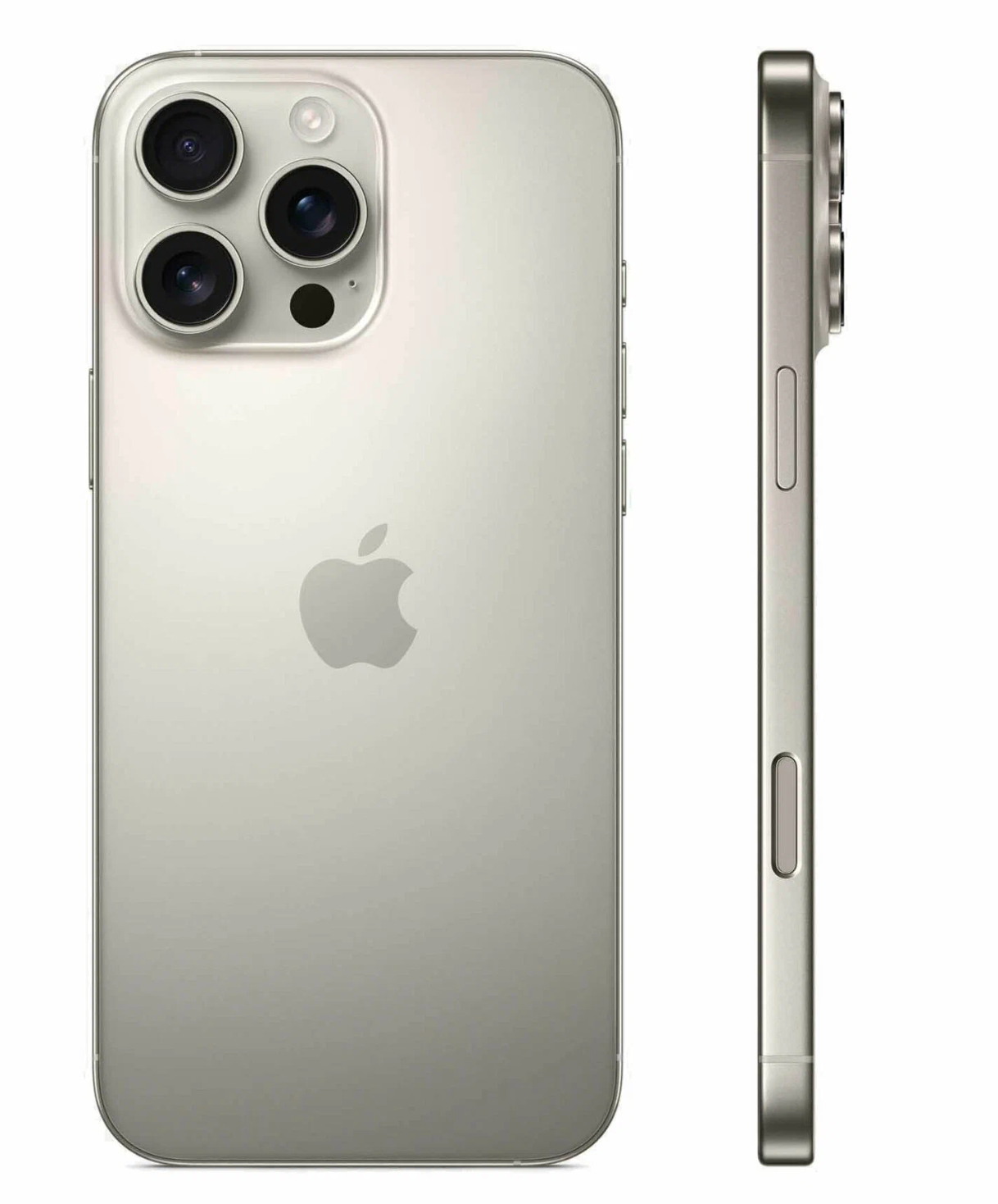 Смартфон Apple iPhone 16 Pro 256 ГБ, Dual: nano SIM + eSIM, Natural Titanium — фото 1