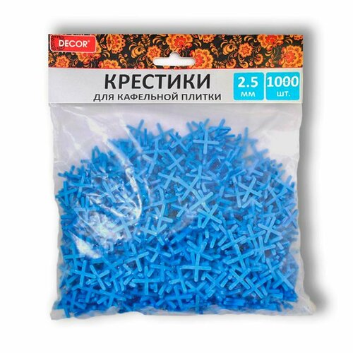 фото Decor крестики для плитки decor 2,5 мм 1000 шт