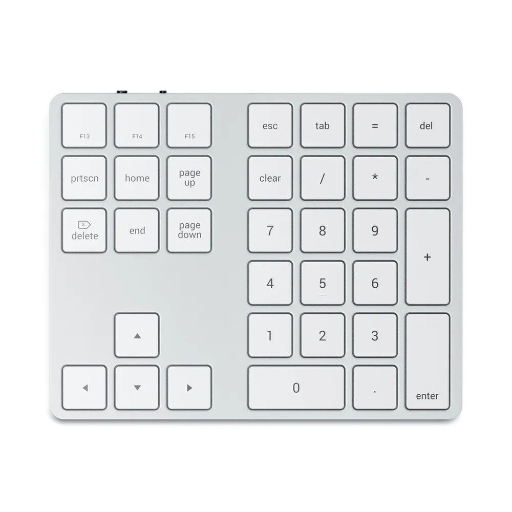 Клавиатура беспроводная Satechi Aluminum Extended Keypad - Silver