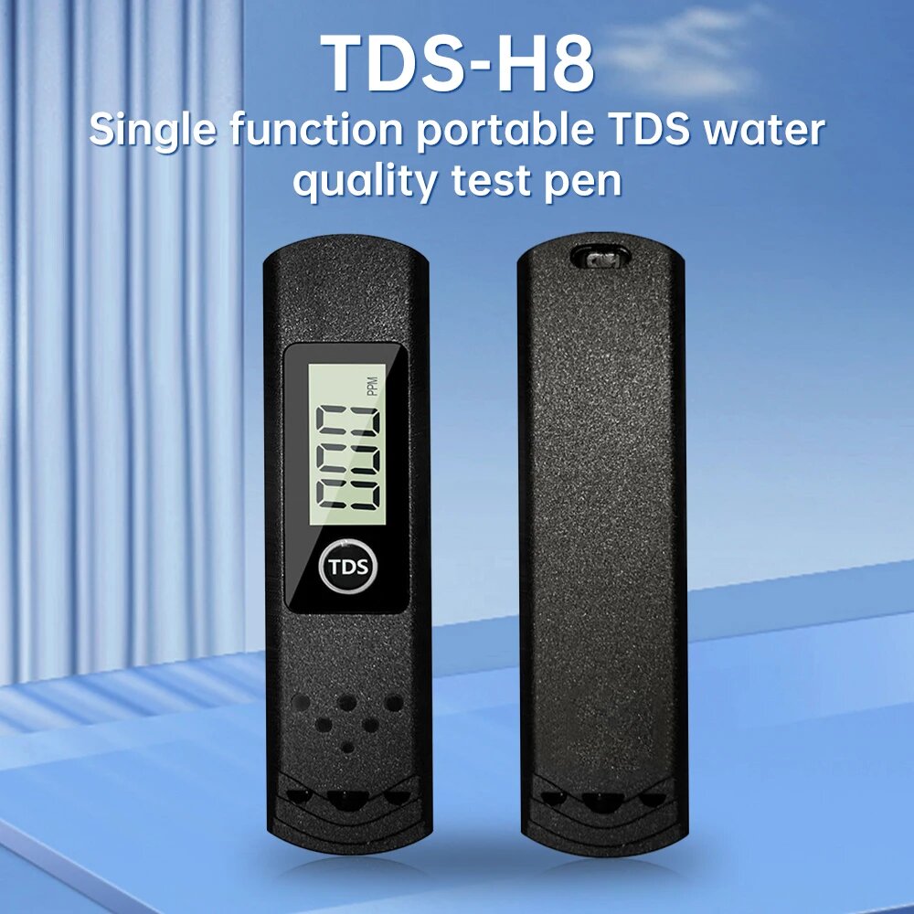 Тестер TDS качества воды Aideepen, для бассейна, для питьевой воды, солемер, ЖК-дисплей — фото 1