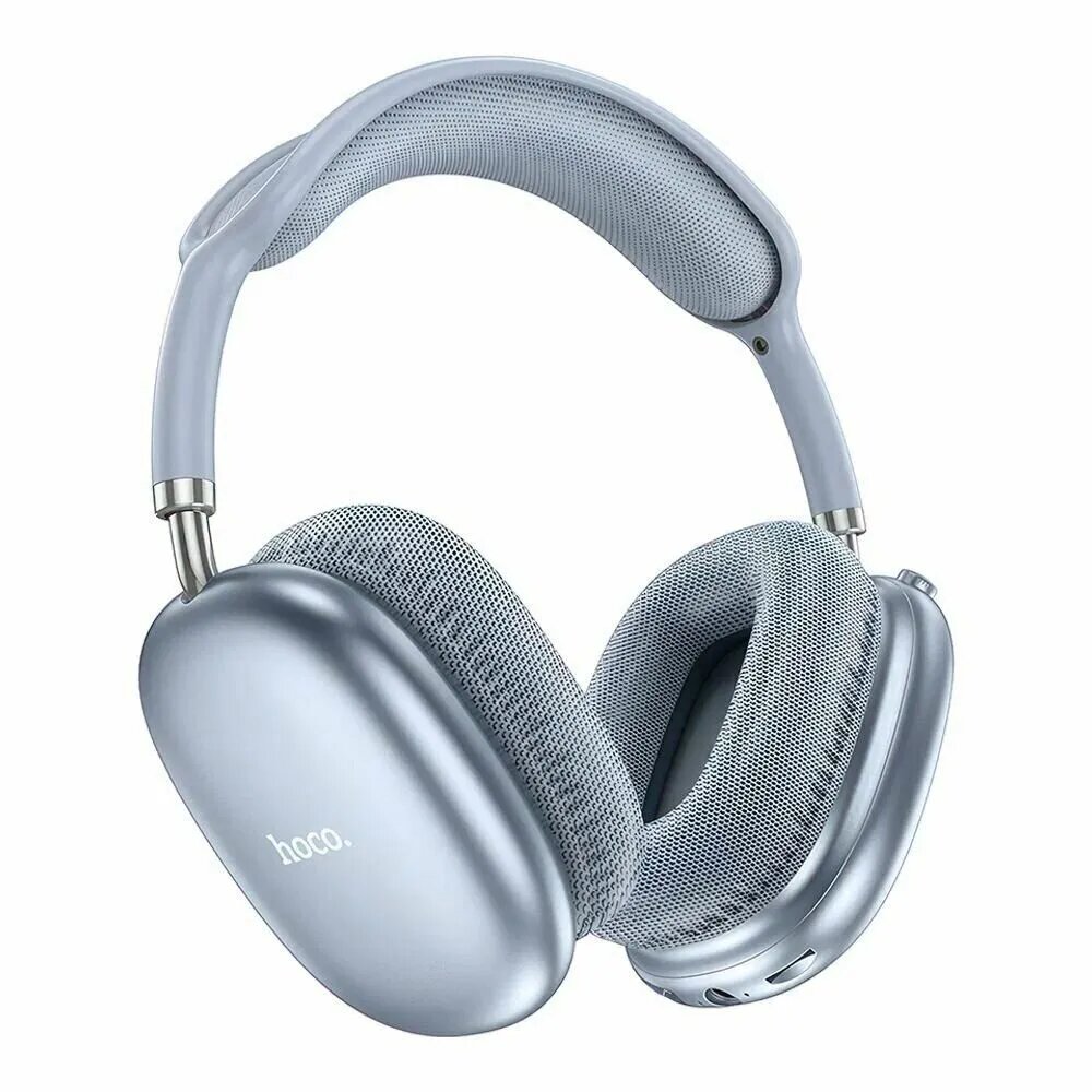 Наушники беспроводные HOCO W35 Air с микрофоном, 45 часов работы, синие