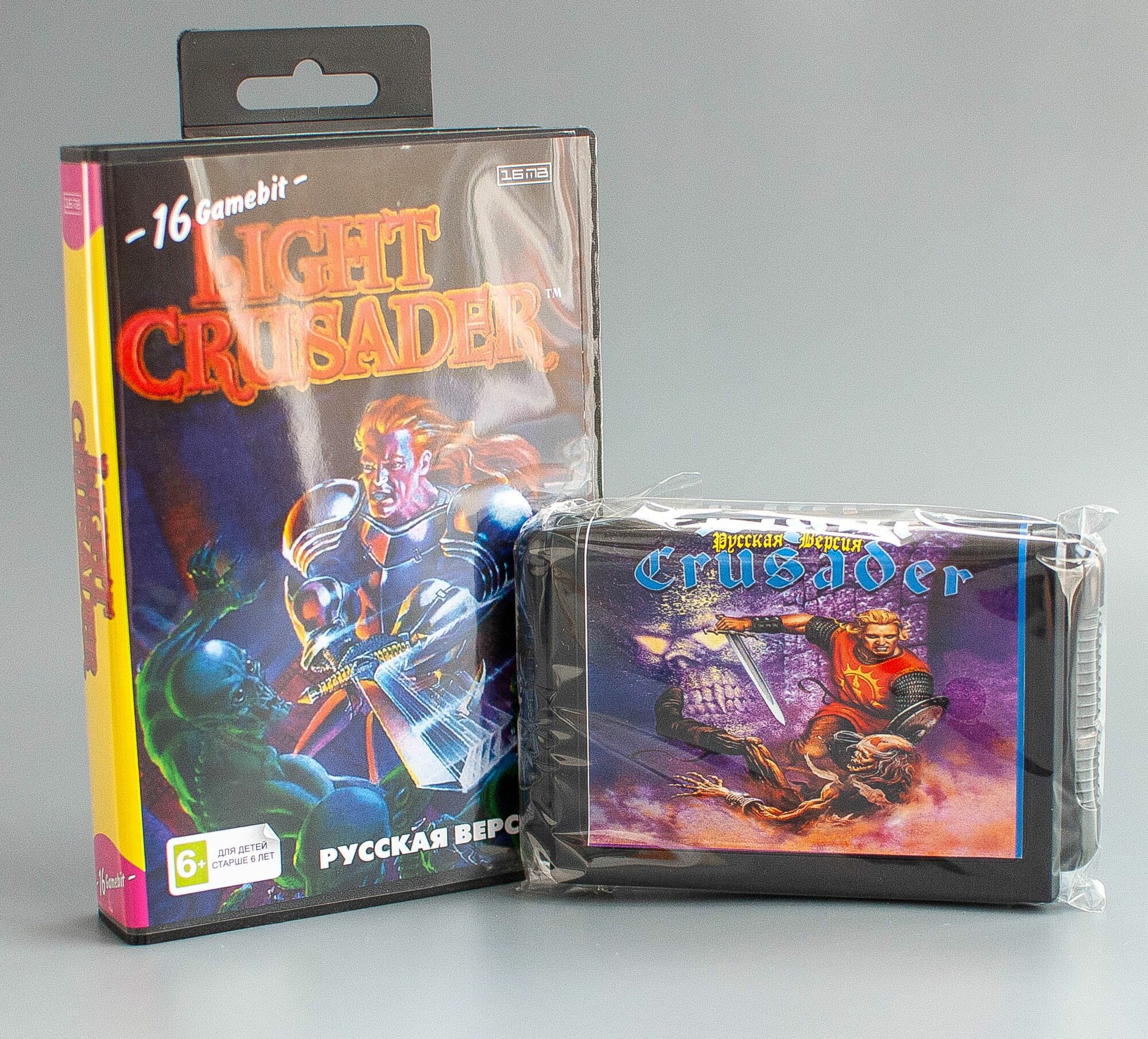 Игра Light Crusaders для SEGA 16bit Русская версия в боксе