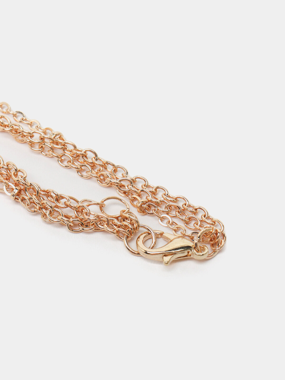 Бусы, длина 16 см, beige — фото 1