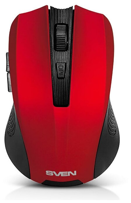 Беспроводная мышь RX-350W красная 51кл 600-1400DPI SoftTouch блист