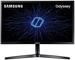 23.5" Монитор Samsung C24RG50FQI, 1920x1080, 144 Гц, *VA, черный