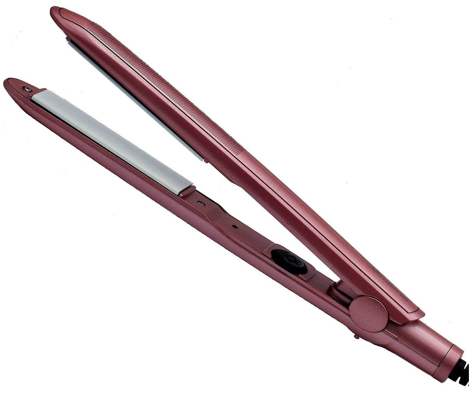 Плойка стайлер для выпрямления волос / локонов  выпрямитель 5 режимов 120 - 200 градусов / Geemy GM-1952 / Цвет: Розовый