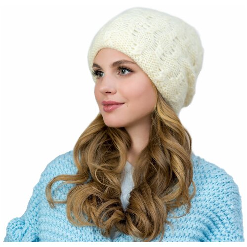 фото Шапка landre, размер 56-59, белый