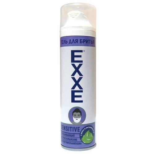 Гель для бритья Exxe Sensitive Silk Effect 200 мл 2 шт.