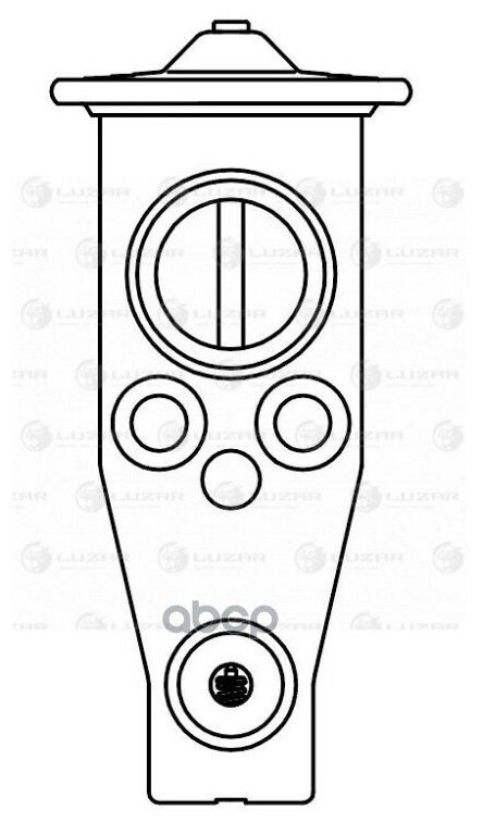 Клапан Расш. Кондиционера (Трв) Для А/М Toyota Rav 4 (Ca40) (13-) (Ltrv 1920) Luzar арт. LTRV1920
