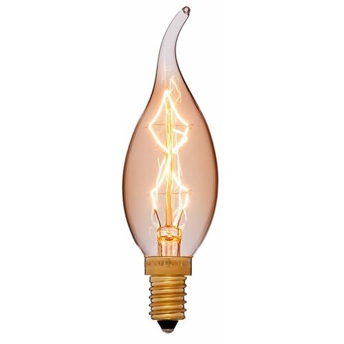 Декоративная лампа Эдисона винтаж 35x123 40W 240V E14 Золотая 052-078
