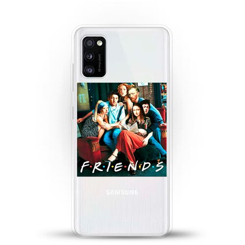 фото Силиконовый чехол друзья на samsung galaxy a41 andy & paul