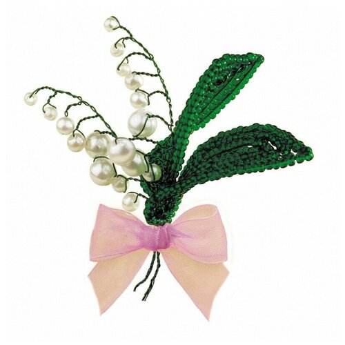 фото Набор для бисероплетения "риолис" "ландыши", 4,5x7,5 см