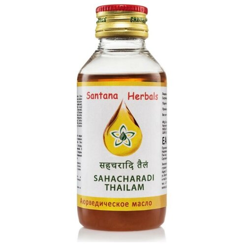 фото Масло аюрведическое сахачаради тайлам, 100 мл santana herbals