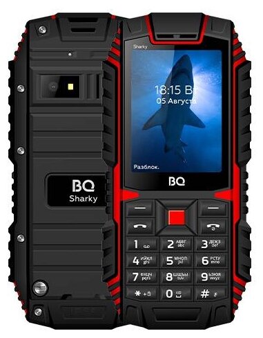 Cотовый телефон BQ 2447 Sharky Black-Red (86189147)