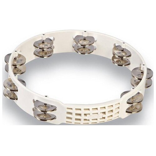 alina atp4 тамбурин пластиковый Тамбурин LP LPA192 Aspire 10 Plastic Tambourine White