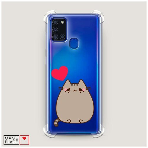 фото Чехол силиконовый противоударный samsung galaxy a21s пушин влюблен case place