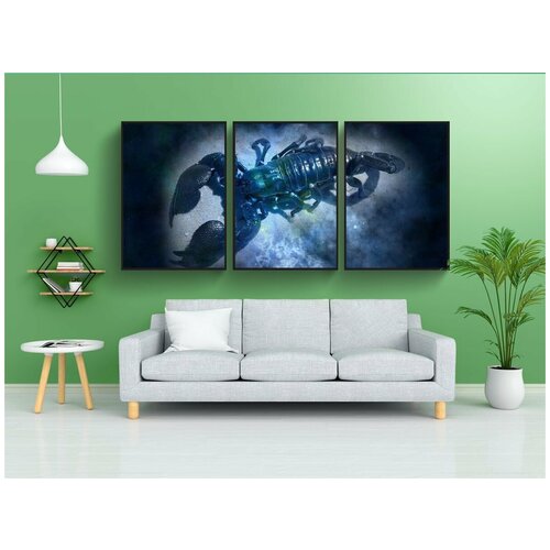 фото Набор модулных постеров для интерьера "гороскоп, астрология, зодиак" 60x90 см. в тубусе, без рамки lotsprints