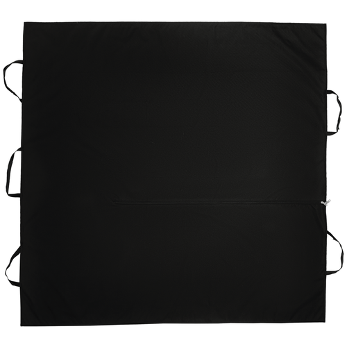 фото Накидка на сиденье для перевозки животных, черная, 150х150 см zipower