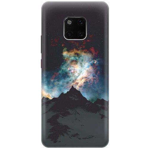 фото Gosso ультратонкий силиконовый чехол-накладка для huawei mate 20 pro с принтом "горы и звезды"