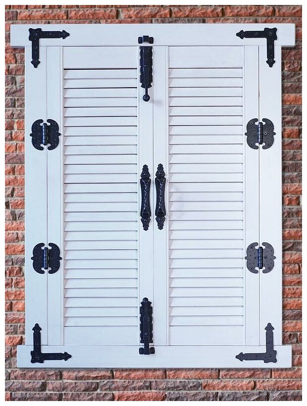 Задвижка дверная "Декор" ноэз ЗД-150-SL черный матовый - фотография № 4