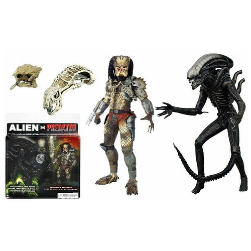 фото Набор фигурок чужой против хищника - alien vs predator (20 см) neca