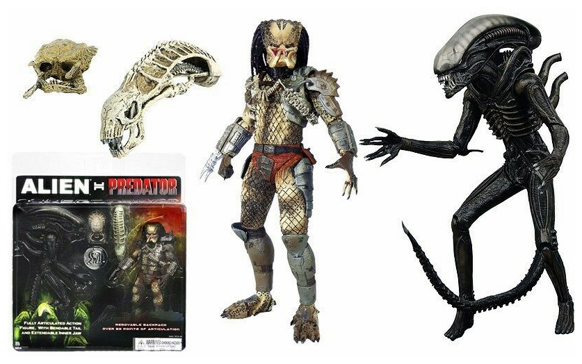 Набор фигурок Чужой против Хищника - Alien vs Predator (20 см)