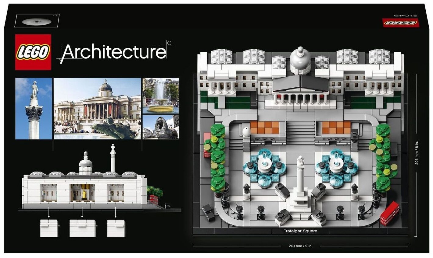 Конструктор LEGO Architecture Трафальгарская площадь, 1197 деталей (21045) - фото №2
