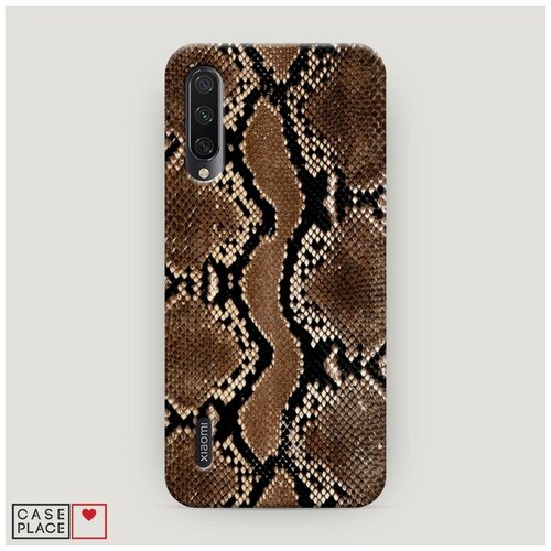 фото Чехол пластиковый xiaomi mi cc9e кожа питона case place