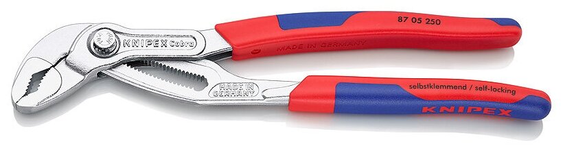 Высокотехнологичные сантехнические клещи Cobra KNIPEX KN-8705250