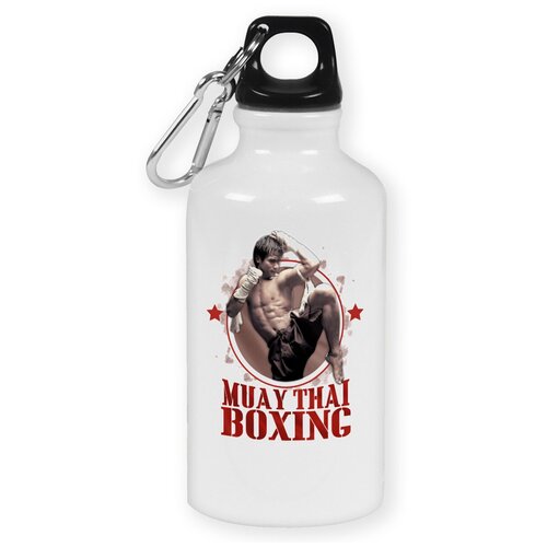 Бутылка с карабином CoolPodarok Muay thai boxing new pu leather punch fight box boxing fight speed ball speedball reflex speed training boxing muay thai exercise equipment