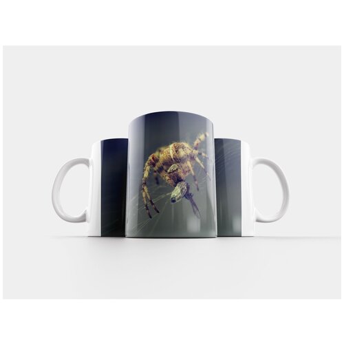 фото Кружка "паук, web, пойманный" 320 мл lotsprints