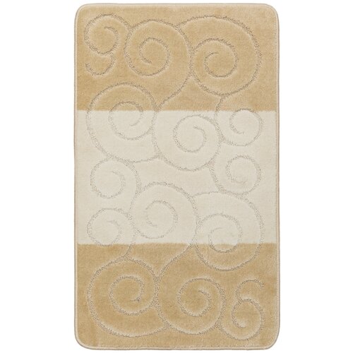фото Бежевый коврик для ванной комнаты confetti bath maximus sile 2540 beige прямоугольник (50*80 см)
