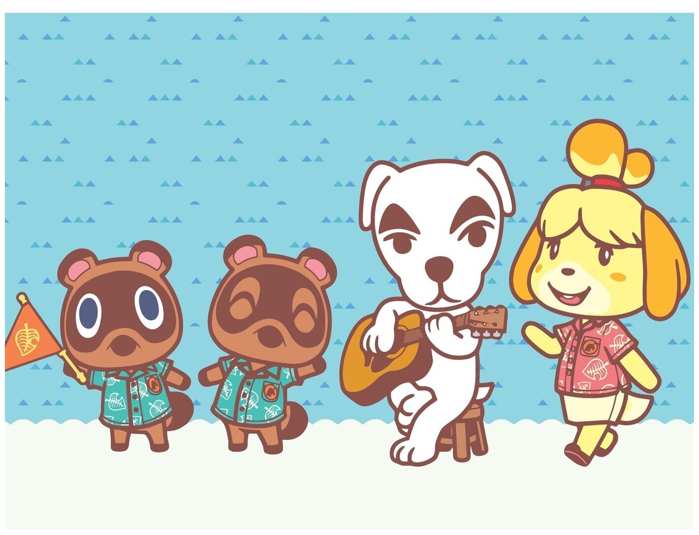 Картина по номерам на холсте Animal Crossing New Horizons - 1 40 х 30