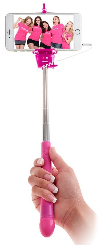 Селфи-палка с фаллоимитатором Bp Pecker Selfie Stick