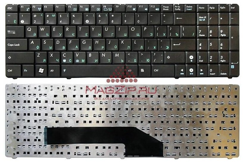 Клавиатура для ноутбука ASUS K50 K51 K50AB K50C K50IN K50IJ K50IN K60 K61 K62 K70 K70ij K72 N51 G70