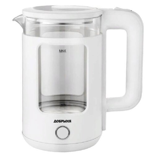 Чайник электрический Добрыня DO-1259W 15л 1800Вт стеклопластик белый 219000₽