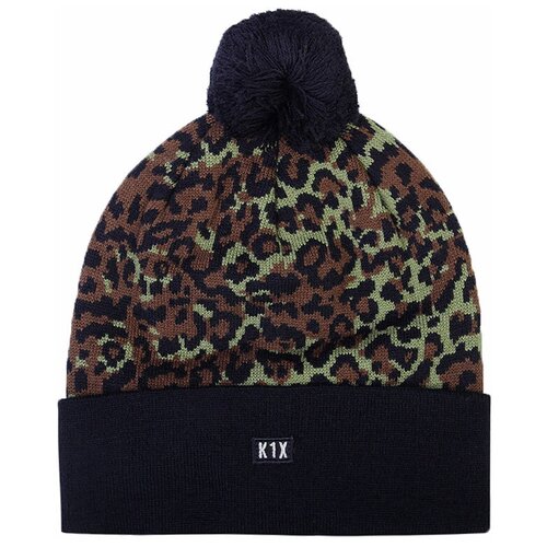 Шапка бини K1X Leo Bommel Beanie, размер onesize, черный