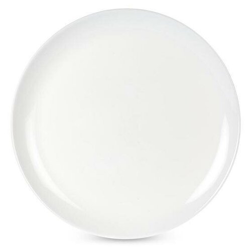 фото Тарелка обеденная luminarc "дивали" 250мм, стеклянная, белая, 1шт. (d6905)