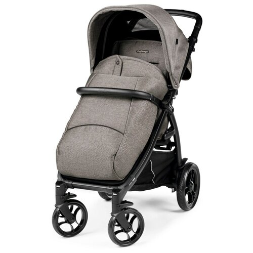 Прогулочная коляска Peg-Perego Booklet 50, city grey, цвет шасси: черный