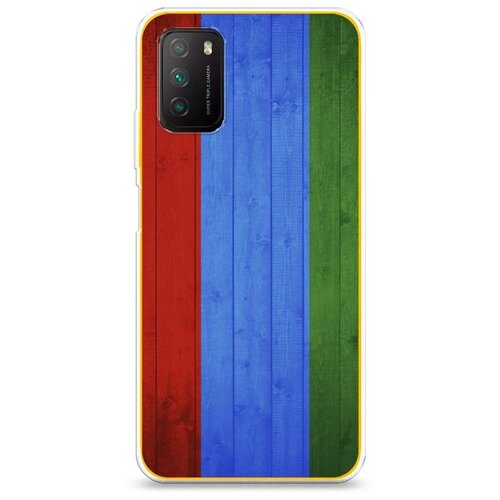 фото Силиконовый чехол "флаг дагестана" на xiaomi poco m3 / сяоми поко м3 case place