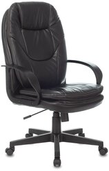 Компьютерное кресло Бюрократ CH-868LT для руководителя, обивка: искусственная кожа, цвет: черный