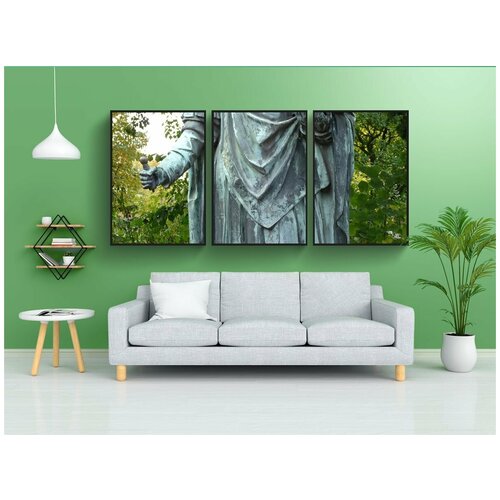 фото Набор модулных постеров для интерьера "император, карл великий, гамбург" 60x90 см. в тубусе, без рамки lotsprints