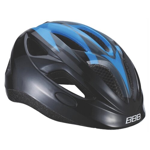 фото Велошлем bbb bhe-48 hero black/grey/blue, размер m