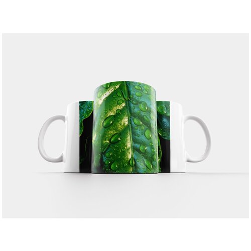 фото Кружка "лист, дождь, кофе" 320 мл lotsprints